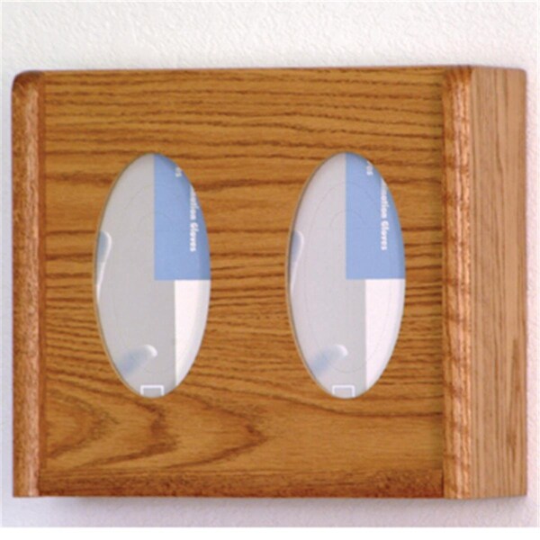 Latestluxury 2 Pocket Glove and Tissue Box Holder in Medium Oak Oval LA933187 - main